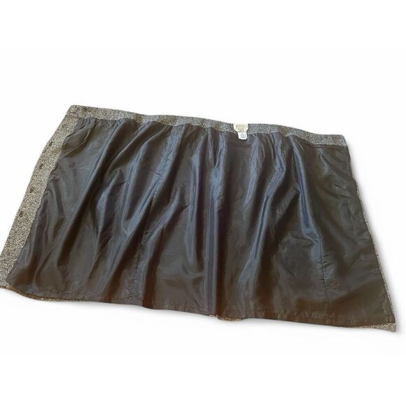 Vintage Talbots Women's Wool Blend Button Down Lined Skirt Size 16 Made In USA - Picture 6 of 10